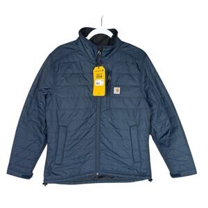 NWT Women's Rain Defender Lightweight Jacket Medium Blue Insulated Zip Up